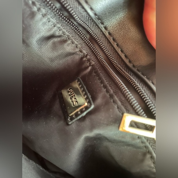 GUESS Black Quilted Crossbody Bag - Picture 6 of 6